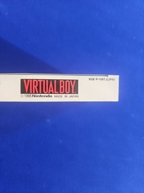 Mario Tennis (Nintendo Virtual Boy) CIB, Tested & Working, US Seller
