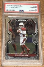 2020 Panini Prizm Kyler Murray #266 Rookie Card Vikings Gem Mint PSA 10 SSP. rookie card picture