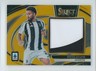 2024-25 Douglas Luiz Panini Select Serie A Gold Juventus Jersey Patch Card 7/10