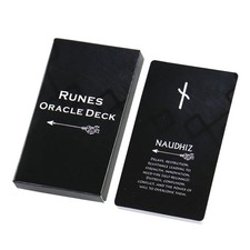 Runes Oracle Deck 26 Tarot Cards deck Fortune Telling Spiritual Card Board Game