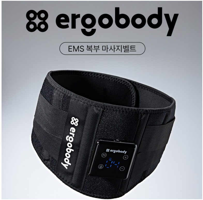 Ergobody Shape EMS Abdominal Massage Belt Enhance Core Stability