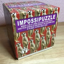 IMPOSSIPUZZLE 100 PIECE MEERKAT JIGSAW 380mm x 260mm sealed contents 