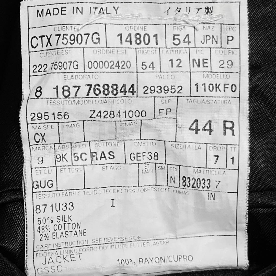 GUCCI Tom Ford Silk Cotton Covered Buttons Velvet Tuxedo Jacket Size 44R Black thumbnail 9