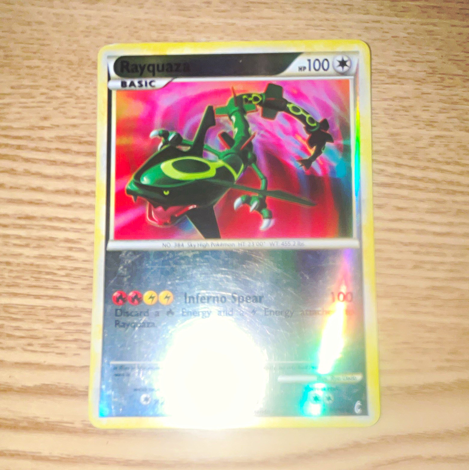 Rayquaza 20/95 reverse holo call of legends