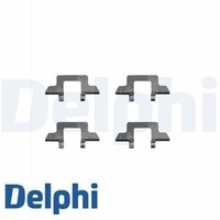 Delphi LX0341 ZubehöRsatz FüR Scheibenbremsbelag ZubehöRsatz Bremsbelag