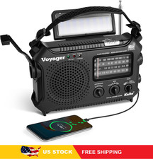 Kaito KA500 5way Powered Emergency AM/FM/SW NOAA Weather Alert Radio with Solar