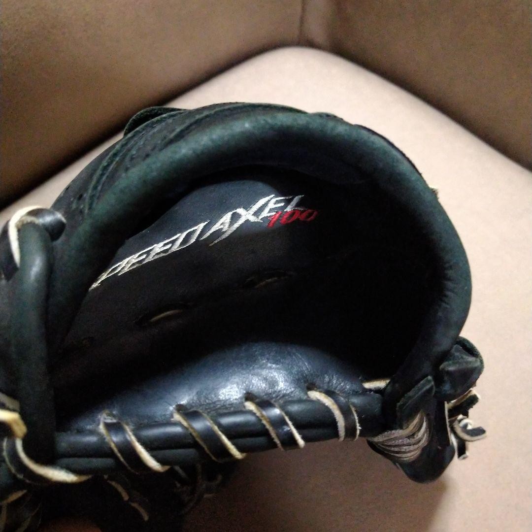 ASICS SPEED AXEL 100th Anniversary Leather Baseball Glove Black Right Hand thumbnail 9