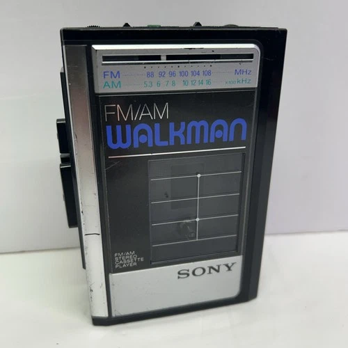 Sony Walkman WM-F41 AM/FM Cassette Player *New Belts* *Cleaned* *Works*