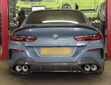 BMW 3 SERIES G20 CUSTOM STAINLESS STEEL EXHAUST TIPS SUPPLIED AND FITTED