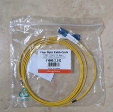 LC to LC Fiber Patch Cable, Multimode OM3 10G Fiber Optical Patch Cables 2 Meter