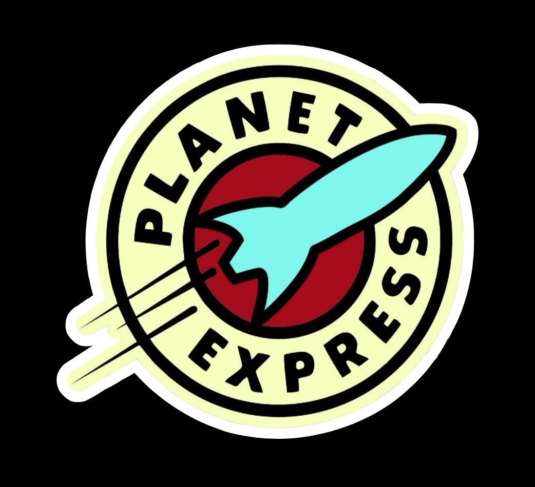 FUTURAMA PLANET EXPRESS LOGO DECAL STICKER USA TRUCK VEHICLE WINDOW WALL CAR