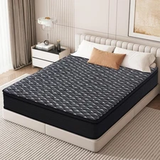 10" 12" Twin Full Queen King Mattress Gel Memory Foam Hybrid Spring Bed In a Box