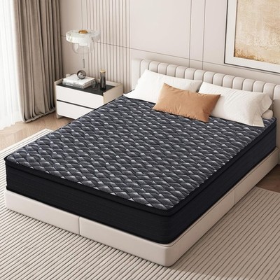 10'' 12'' Twin Full Queen King Mattress Gel Memory Foam Hybrid Spring Bed In a Box