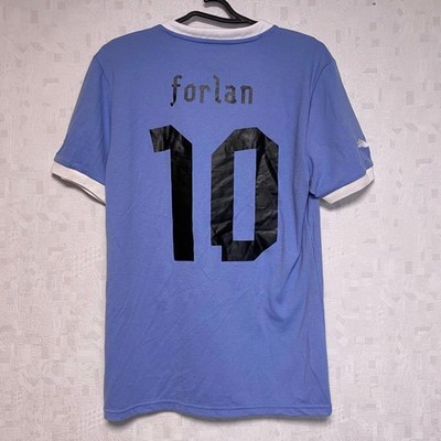 Diego Forlan 10 Medium URUGUAY 2013 Home Jersey Camiseta Futbol