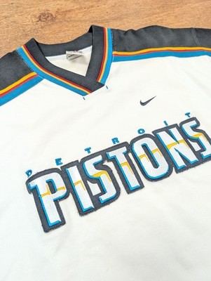 AUTHENTIC NIKE DETROIT PISTONS BASKETBALL WARMUP SHOOTING SHIRT L