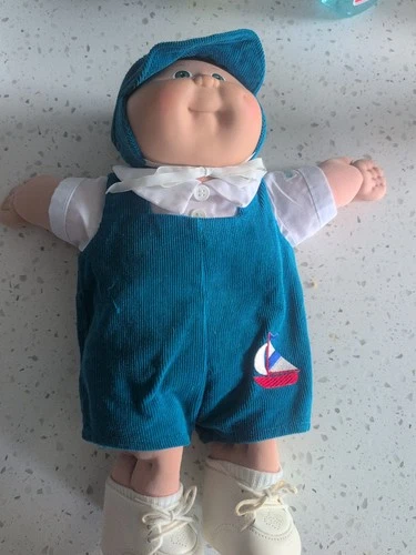 Cabbage Patch Doll Vintage Boy Sailor 1982 Blue Eyes