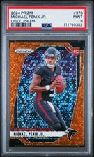 2024 Panini Prizm Michael Penix Jr. 378 Disco PSA 9 RC,Rookie