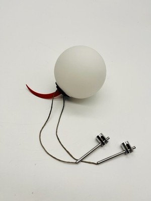 OLIGO Oki Doki Seilsystem Leuchte okidoki Opalglas 7 cm Designer Lampe Chrom 