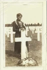Vintage 1930s Photo~African American Gold Star Mother~WW1 Cemetery~Gravesite