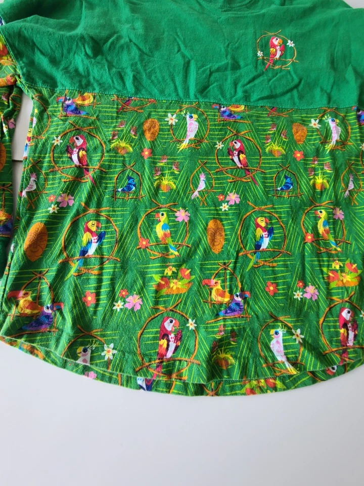 The Enchanted Tiki Room Spirit Jersey MEDIUM Disney Parks Authentic Long Sleeve - Image 4 of 4
