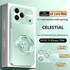 Case For iPhone 17 Pro Max 16 15 14 13 Magnetic Ring Stand Cover Lens Protector
