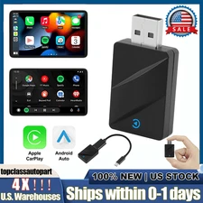 USB Auto Wireless CarPlay Adapter Fit iPhone Apple Wireless Dongle Plug ＆Play S+