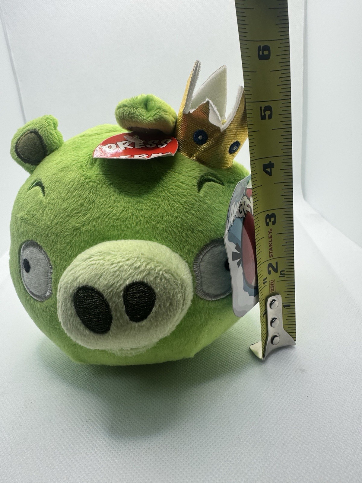 Angry Birds King Pig Plush - 5” Commonwealth 2011 – No Sound