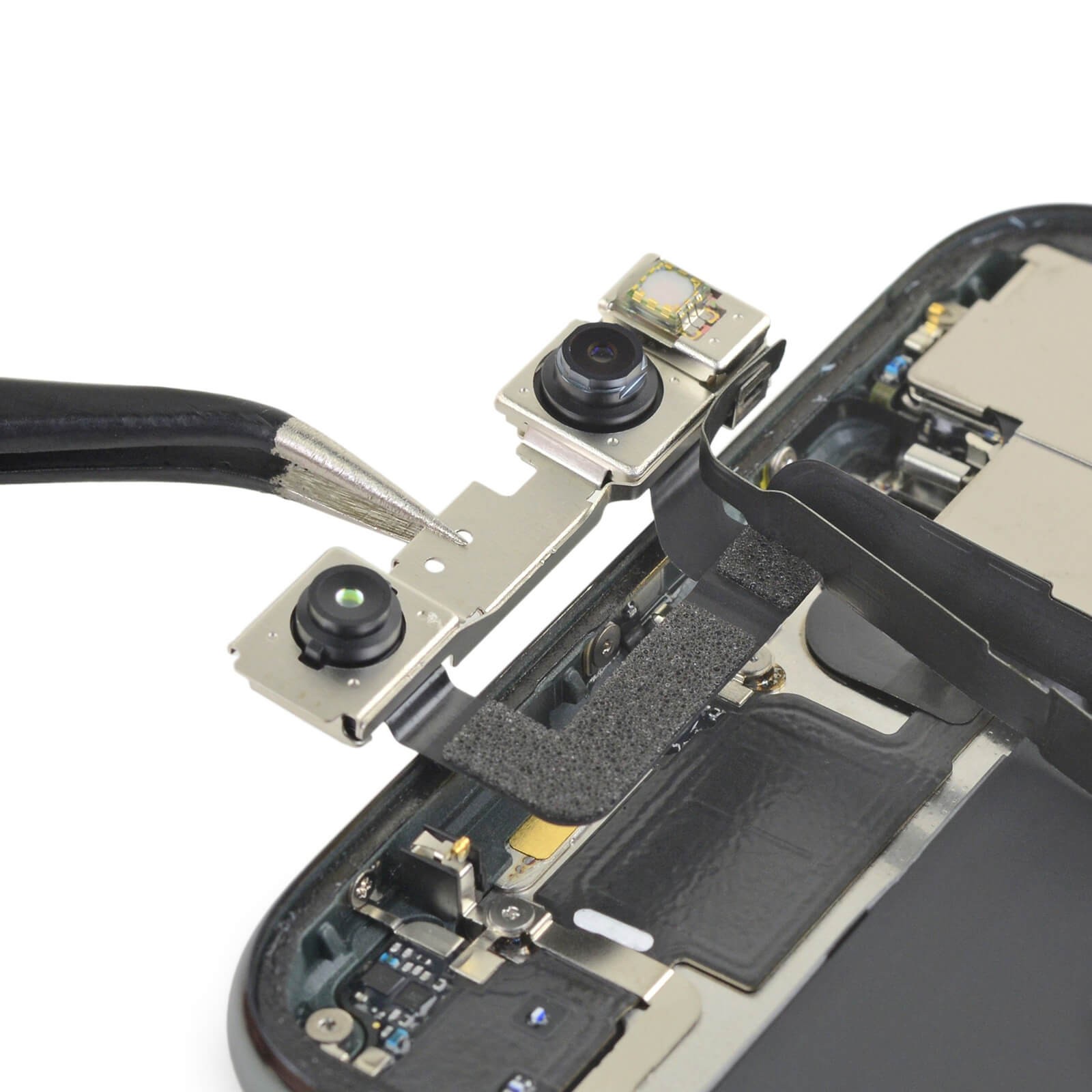 Objectif de rechange pour caméra avant iPhone 11 Pro Max FaceTime net - 3