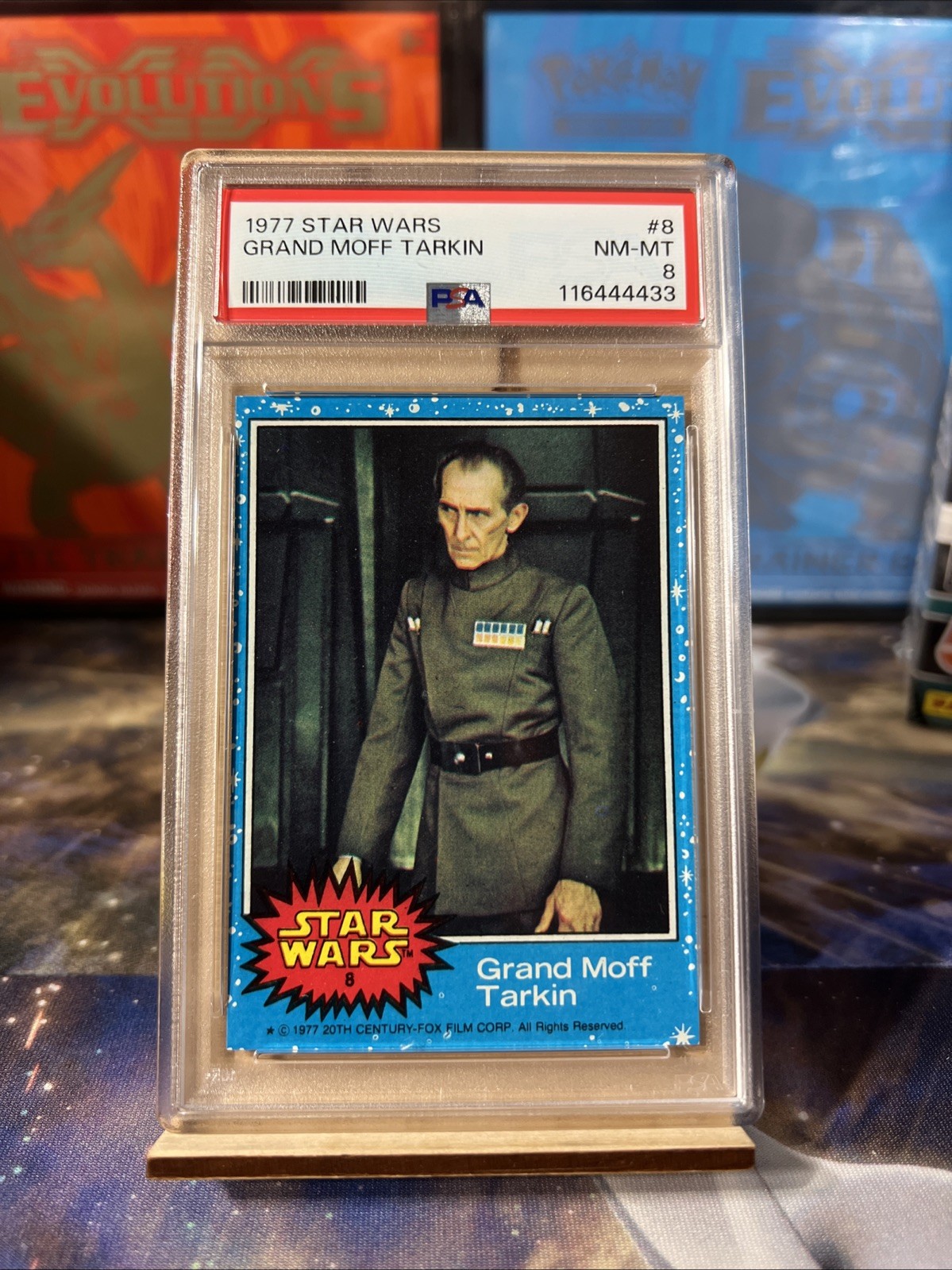 1977 Topps Star Wars Grand Moff Tarkin No. 8 PSA 8