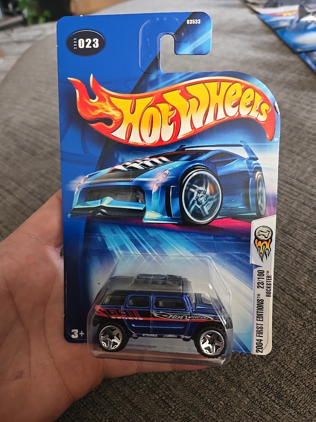 HOT WHEELS 2004 FIRST EDITIONS BLUE, ROCKSTER #23/100 