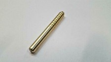 ONE REAL BRASS METAL ONE HITTER PIPE DUGOUT BAT 3" MADE IN USA !! TOBACCO