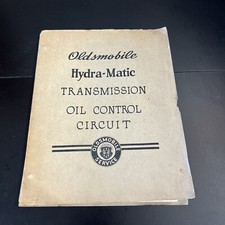 1946-1947 Oldsmobile Hydra-matic Transmission Oil Control Circuit Service Manual