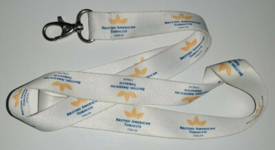 British American Tobacco BAT Italia Schlüsselband Lanyard NEU (M43)