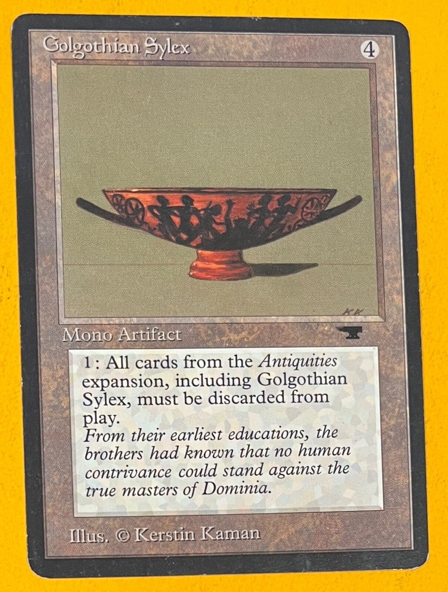 MTG　Golgothian Sylex　アンティキティ　英語 NM MTG GOLGOTHIAN SYLEX Antiquities (OldManMTG 007-040) | eBay