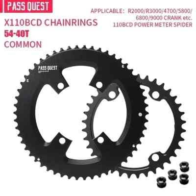 110 Bcd Chainring Road Bike Narrow Wide Chain Ring 46-33T 56-42T