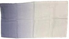 Noble Excellence Linen KING SHAM Cover  Blue White Ombre Moderne Trilogy