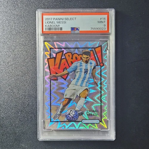 2017-18 Select Soccer KABOOM! Lionel Messi PSA 9 Mint Argentina GOAT