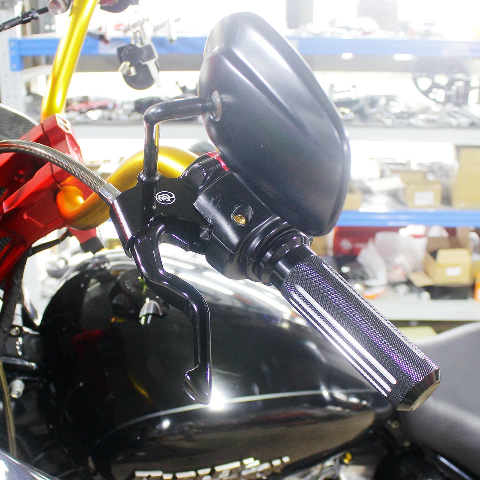 Easy Pull Clutch & Brake Lever Hand Controls Fits Harley 2018-2024 Softail FXBB - Image 4 of 4