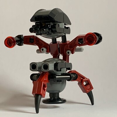 ORIGINAL LEGO STAR WARS Teile - 1 schwarz / dunkelrote Arme DROIDEKA my design dr006