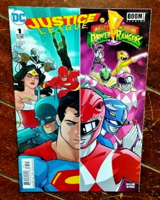 Justice League/Mighty Morphin Power Rangers #1, (2017, DC/BOOM! Studios)
