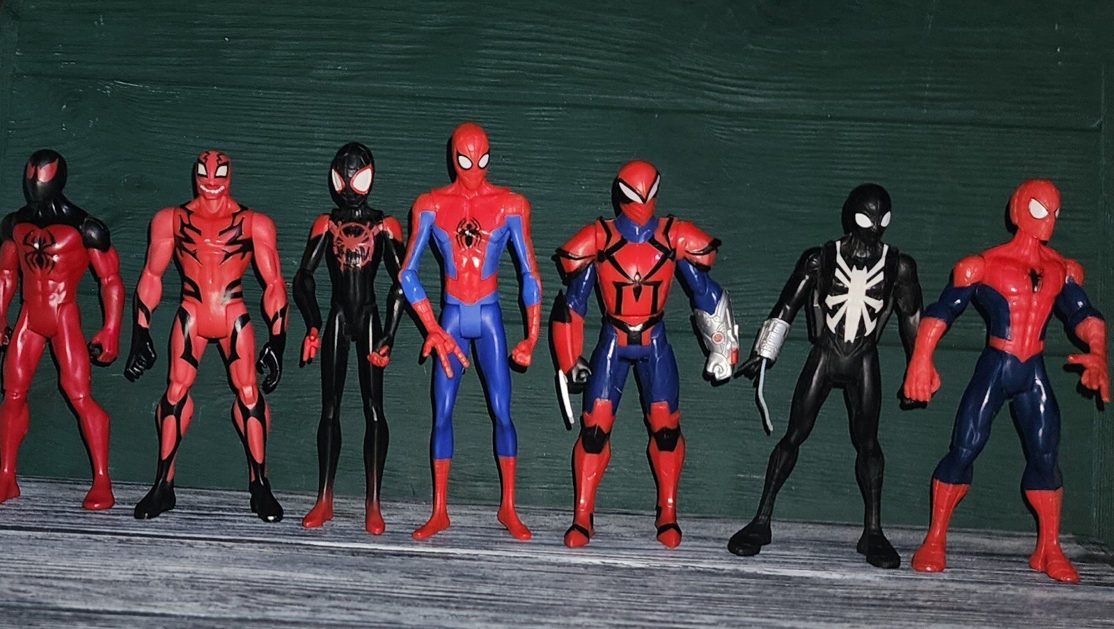 Spider-Man Theme Hasbro Lot Of 7 Figures, Photos And Description