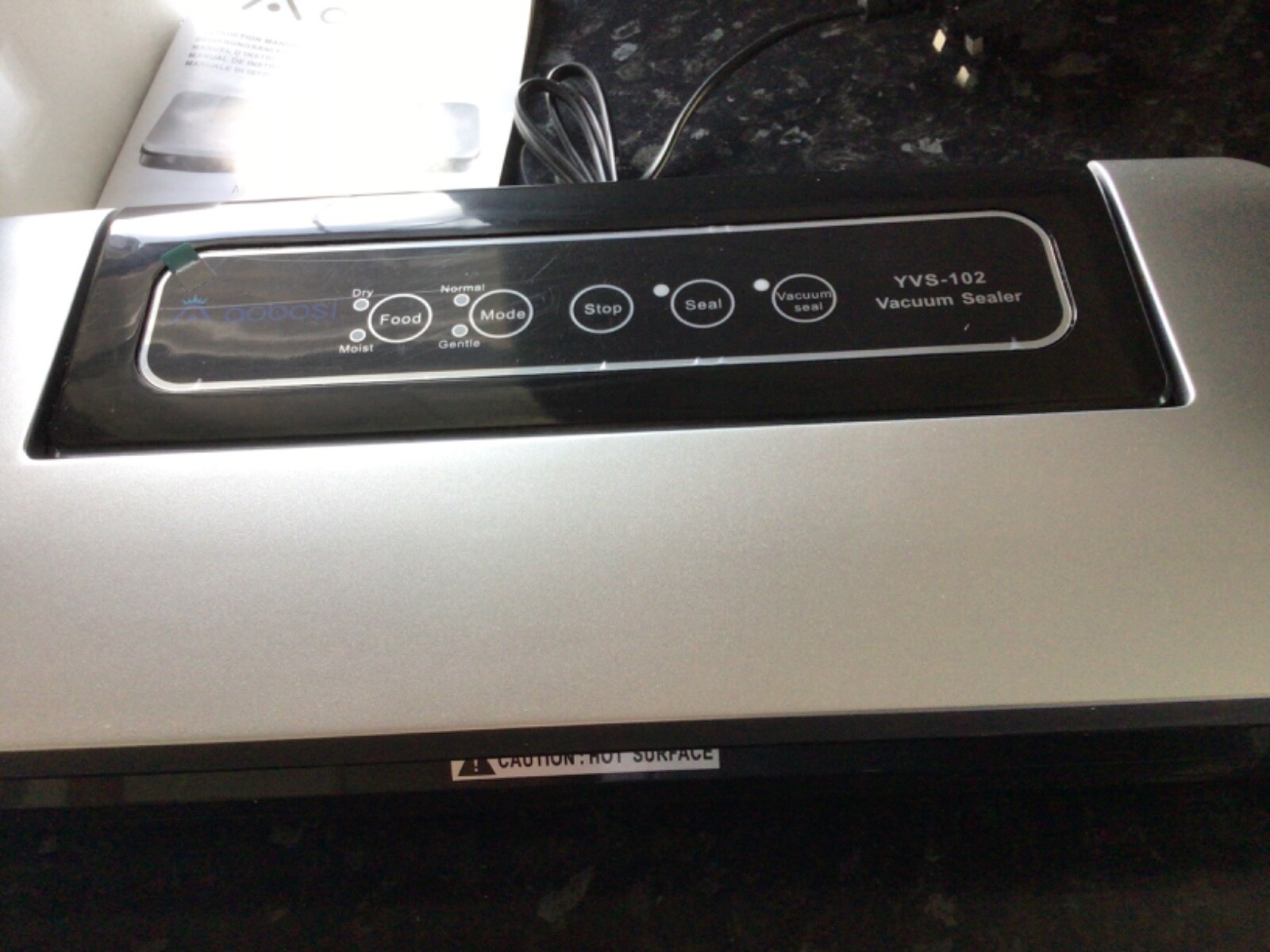 Aobosi Vacuum Food Sealer. Vacuum Sealer as pictures unused eBay