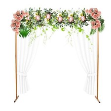 Rectangle Metal Wedding Arch Frame Free Stand Balloon Flower Rack Backdrop Stand