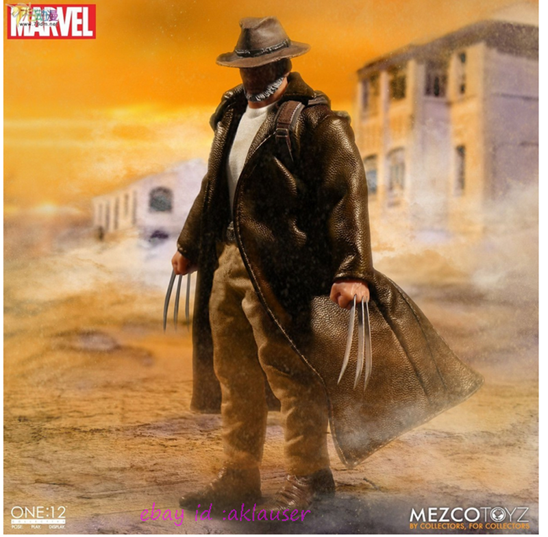 Mezco Toyz 1/12 Marvel Old Man Logan Action Figure Toy Model Mezco Toyz 1/12 Marvel Old Man Logan Action Figure Toy Model