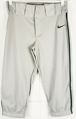 Nike Pro Vapor BSBL Baseball Pants Gray Boys L Youth RN MSRP $40