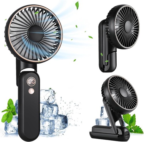Falten USB Ventilator Tragbarer Handventilator Mit 2000mAh Akku Schwarz DHL - Bild 13 von 16