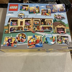 LEGO Simpsons House # 71006 Near Complete Boxed 99.9 Percent Complete