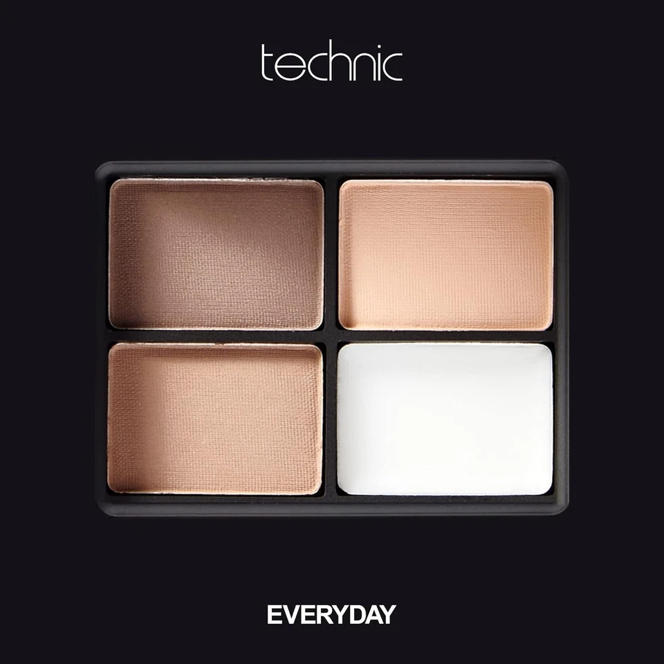 Technic Ultimate Brow Kit Eyebrow Powder Wax Brow Definer Brush Tweezer Set - Image 2 of 3