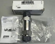Parker 12Z-C12L-1-SS C Series Poppet Check Valve 3/4” Tubing OD,