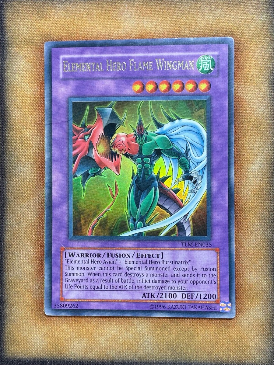 yugioh card elemental hero flame wingman Elemental HERO Flame Wingman main image 1